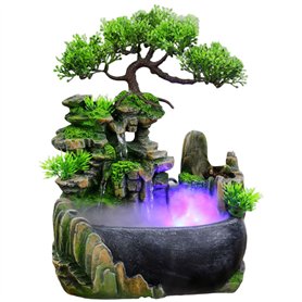 Bureau Cascade avec lumière LED changeant de Couleur