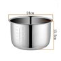 ZMLMAJJ 5L Autocuiseur Électrique Doublure Bols Intérieurs Multicuiseur Bol en Acier Inoxydable Pots Intérieurs for La Cuisson D