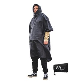 69appeal Le poncho de pluie - 3 en 1 - protection contre la pluie sous forme de cape