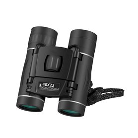 40x22 HD Binoculaires BAK4 FMC Optique Télescope Noir 2000m Longue Distance Pliant Mini Télescope