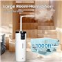WAOCEO Humidificateur d'air Humidificateur Domestique de Grande pièce 16L, Grand humidificateur Silencieux, Brume fraîche, Rempl