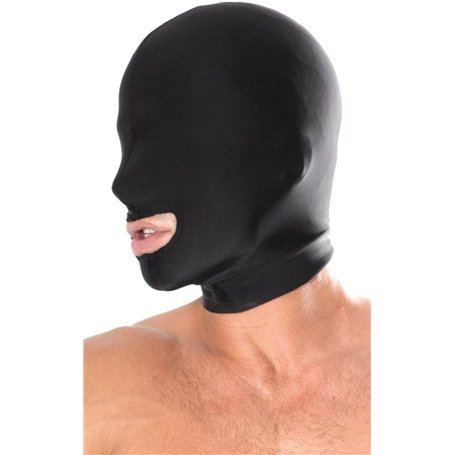[₿AŅAŅ-₮0YS] Casquette noire cagoule déguisement bouche ouverte capuche Costume fête Halloween Cosplay jeu de rôle fête