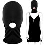 [₿AŅAŅ-₮0YS] Casquette noire cagoule déguisement bouche ouverte capuche Costume fête Halloween Cosplay jeu de rôle fête