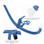 Snorkel Lap, Tuba de Natation Monté à l'avant, équipement de Plongée en Apnée pour Nageurs Adultes avec Embout en Silicone Confo