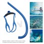 Snorkel Lap, Tuba de Natation Monté à l'avant, équipement de Plongée en Apnée pour Nageurs Adultes avec Embout en Silicone Confo