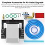 SCULPFUN S9 220V Air Assist avec ensemble de buses à assistance pneumatique, assistance pneumatique à grande vitesse 30L/min par