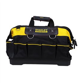 STANLEY FATMAX Sac à Outils Gamme - Base Rigide et Résistante à l'Eau avec Bandoulière Solide - Poignée Caoutchouc - Élastique p