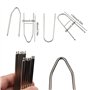 LYITZW 4 Pcs Clé Extraction autoradio Clés d'extraction de démontage autoradio tiroir Outil de déverrouillage d'autoradio Acier 