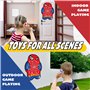 Glückpa Jouet pour Enfants 3-8 Ans, 70cm Jeu de Fléchette avec 12 balles Collantes, Noel Cadeau pour Garçons 4-9 Ans, Jouet pour