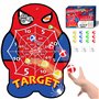 Glückpa Jouet pour Enfants 3-8 Ans, 70cm Jeu de Fléchette avec 12 balles Collantes, Noel Cadeau pour Garçons 4-9 Ans, Jouet pour