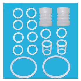 MaNzzo Lot de 16 joints d'étanchéité élastiques en silicone