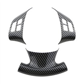 Accessoire Voiture Tuning pour BMW pour X1 pour E84 2010-2013 pour Série 3/E90 2005-2012 ABS Panneau Volant Fiber Carbone Paille