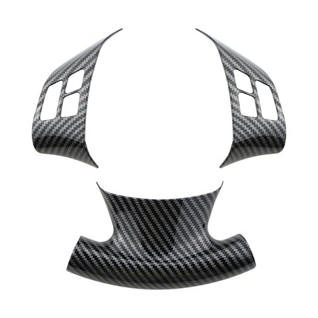 Accessoire Voiture Tuning pour BMW pour X1 pour E84 2010-2013 pour Série 3/E90 2005-2012 ABS Panneau Volant Fiber Carbone Paille