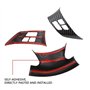 Accessoire Voiture Tuning pour BMW pour X1 pour E84 2010-2013 pour Série 3/E90 2005-2012 ABS Panneau Volant Fiber Carbone Paille