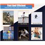 Zhailyn EMS Ceinture Abdominale Electrostimulation, Musculaire Stimulateur Appareil, Electrostimulateur Musculaire, de Musculati