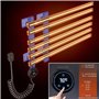 140W Chauffe Serviette Mural avec Thermostat