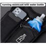 HMAKGG Unisexe Gilet d'Hydratation avec Bouteilles 470ml, Poches pour Telephone, Gilet d'hydratation Réfléchissant Sac à Dos Hyd
