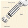 QHENS Machine a Pates Fraiche Electrique Portable avec 5 Moules à Nouilles, Rechargeable 2000mAh Machine à Pâtes Électrique pour