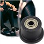 Zoegneer Rouleau de rameur Noir pour Machine à Ramer, roulement pour Machine Abdominale, poulie de Gym, équipement de Fitness Ac