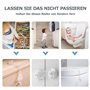 BillyBath Bloc Porte Sécurité Bébé Bloque Tiroir Placards Loquets/Frigo Placard Protection Maison, Transparent, 10 Pièces