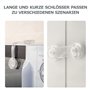 BillyBath Bloc Porte Sécurité Bébé Bloque Tiroir Placards Loquets/Frigo Placard Protection Maison, Transparent, 10 Pièces