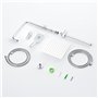 Rainsworth Colonne de Douche sans Mitigeur, Douche Set avec inverseur, Acier inoxydable tête de douche 25 * 25 cm, pommeau de do