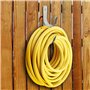 Lot de 2 crochets de fixation larges en aluminium argenté robuste avec vis pour piscine, bâtons télescopiques, écumoires, brosse