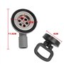 Konuooer Bonde d'écoulement Tuyau Vidange en acier inoxydable Ø 55 mm Pour camping-car caravane avec sortie de tuyau de 20-25 mm