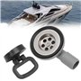 Konuooer Bonde d'écoulement Tuyau Vidange en acier inoxydable Ø 55 mm Pour camping-car caravane avec sortie de tuyau de 20-25 mm