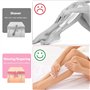 Bande de Cire Epilation Bandes de Cire 200 Pièces Bande de Cire Épilatoire Papier Non-Tissés pour Cire Chaude et pâte à Sucre Ba