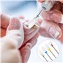 12 Pièces Broderie Ponceuse Ongles, Professionnelle embout ponceuse ongles ceramique pour Enlever le gel et les Cuticules