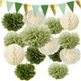 Syoulin-Sauge Pompon Papier de Soie