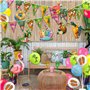 Syoulin 31 décorations hawaïennes, décoration de fête sur la plage, ballons de fête tropicale hawaïenne, décoration de fête d'ét
