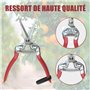 QianRuiDa Sécateur De Jardin Ciseaux De Jardin Sécateur à Poignée Antidérapante Sécateur à Main Ciseaux De Jardin De Fleuriste p