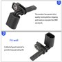 GNXfixt 2x Capteur de Vitesse de Roue ABS pour T-U-G 2011-2016 Cayenne 2011-2018 Q7 2013-2016 Avant Gauche Et Droit Capteur Abs 