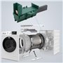 Konuooer Lot de balais de charbon pour machine à laver Beko Blomberg 371202405 371202407 L24MF7 Candy Hoover 49028930 Smeg 69191