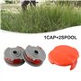 Bobine de fil pour débroussailleuse, couvre-tête de rechange et recharges complètes de bobine et de ligne, réapprovisionnement a