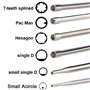 Hippotech Lot de 12 outils de réglage de carburateur avec tournevis acircle pour carburateur commun à 2 cycles - Outil de réglag