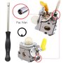 Hippotech Lot de 12 outils de réglage de carburateur avec tournevis acircle pour carburateur commun à 2 cycles - Outil de réglag