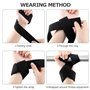 Carehabi Sangle Musculation - Sangle de Tirage Musculation - Sangle Poignet Musculation - Straps Musculation - Accessoires Salle
