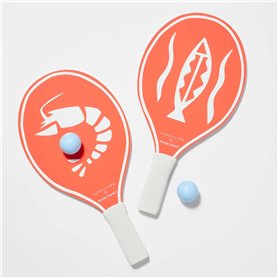 SunnyLIFE- Set de Raquettes de Plage Coral