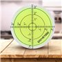 Niveau à Bulle Mini, Niveau de PréCision Rond, Outil de Mesure de 60 Mm de DiamèTre Niveau à Bulle Rond Avec éChelle Pour L'éQui