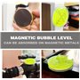 Niveau à Bulle Mini, Niveau de PréCision Rond, Outil de Mesure de 60 Mm de DiamèTre Niveau à Bulle Rond Avec éChelle Pour L'éQui