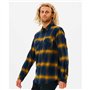 rip curl Count Chemise à Manches Longues pour Homme, Doré