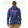 Rip Curl Sweat à capuche standard pour homme, bleu marine délavé