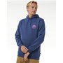 Rip Curl Sweat à capuche standard pour homme, bleu marine délavé