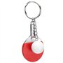 TimoJojo Lot de 6 mini porte-clés en forme de raquette de tennis de table, 1 couleur, taille unique