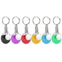 TimoJojo Lot de 6 mini porte-clés en forme de raquette de tennis de table, 1 couleur, taille unique