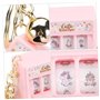 Lot de 2 porte-clés à bascule - Mini fente pour jouets - Porte-clés amusant - Machine à sous - Porte-clés distinctif - Mini joue