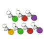 TimoJojo Lot de 7 porte-clés en forme de balle de tennis de table - Porte-clés pour clés de voiture - Porte-clé de voiture - Por